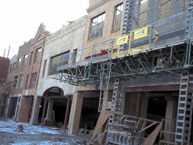 Looking SW along Maxwell St. from Halsted